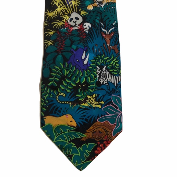 Addiction men’s tie 100% silk hand made in Korea - Picture 7 of 8